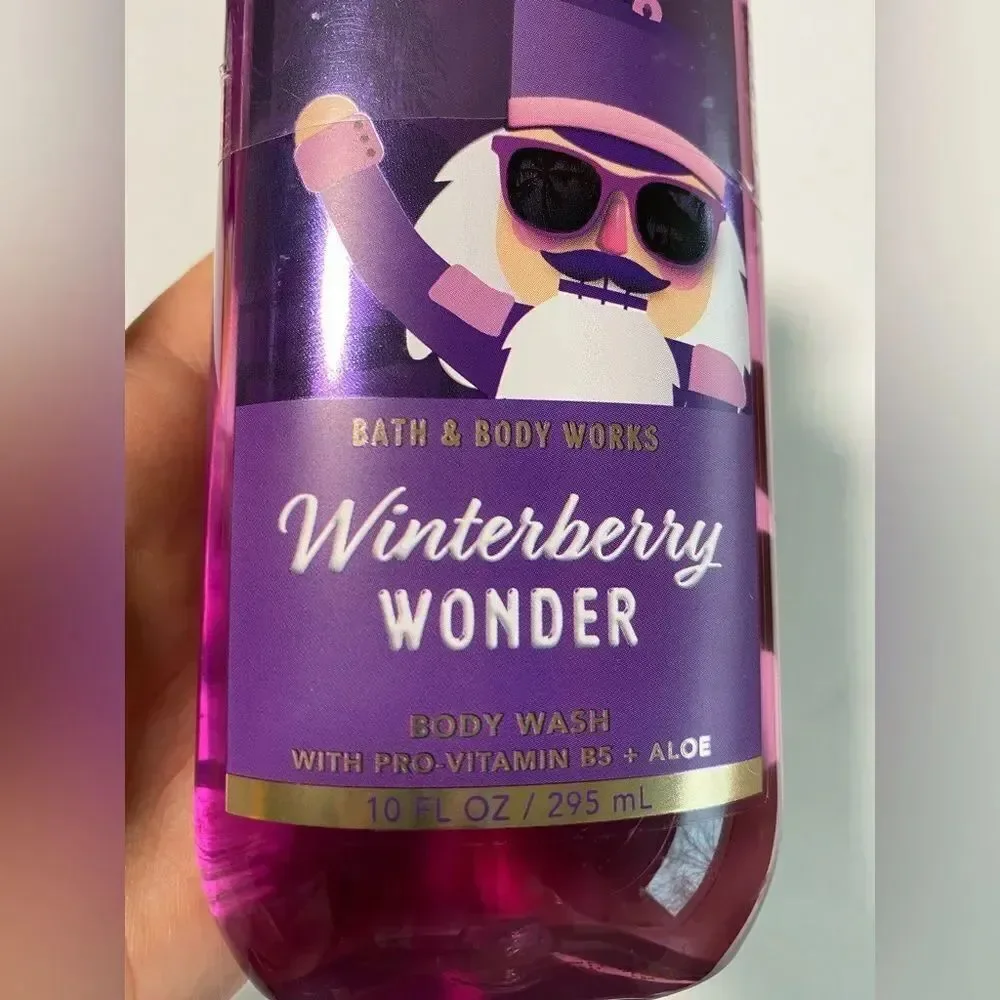 Bath & Body Works WINTERBERRY WONDER BATH SHOWER GEL BODY WASH NEW